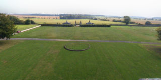 Lodge Park from the roof